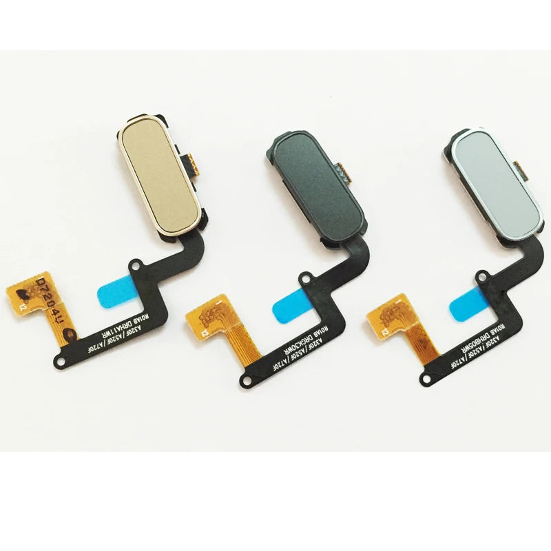 New For Samsung A3 A5 A7 2017 A320 A520 A720 Touch ID Fingerprint Sensor Home Return Key Menu Button Flex Cable Samsung phone repair parts