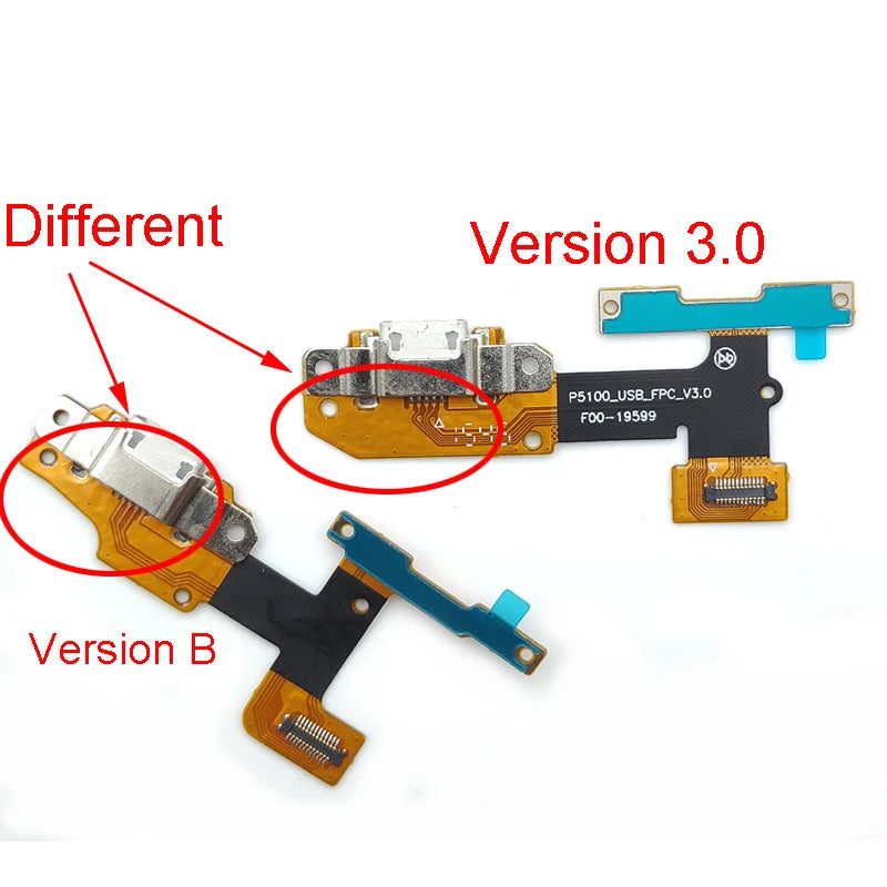 For Lenovo YOGA Tab 3 YT3-X50L yt3-x50f yt3-x50 p5000 p5100_usb_fpc_v3.0 USB Dock Connector Charging Port Broad Flex Cable