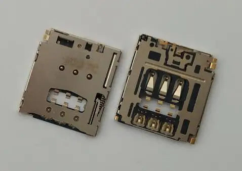 Genuine Sim Card Slot For Sony xperia M2 Aqua S50H S50T D2303 D2305 D2306 Sim Card Adapter Reader Holder Replacement Parts Sony phone repair parts