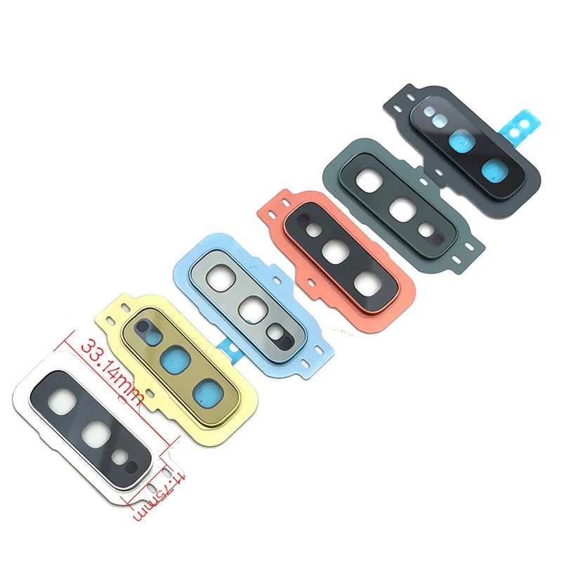 Rear Camera Cover Frame For Samsung S10e S10 Plus Glass Camera Lens with Frame Replacement Samsung phone repair parts