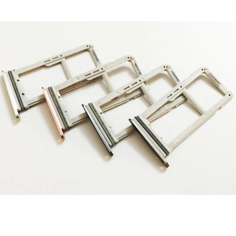 2 Pcs/lot, Dual / Single  SIM Card Tray Slot Holder For Samsung S7 edge G935 Sim Tray Silver/Grey/ Gold/Pink Samsung phone repair parts