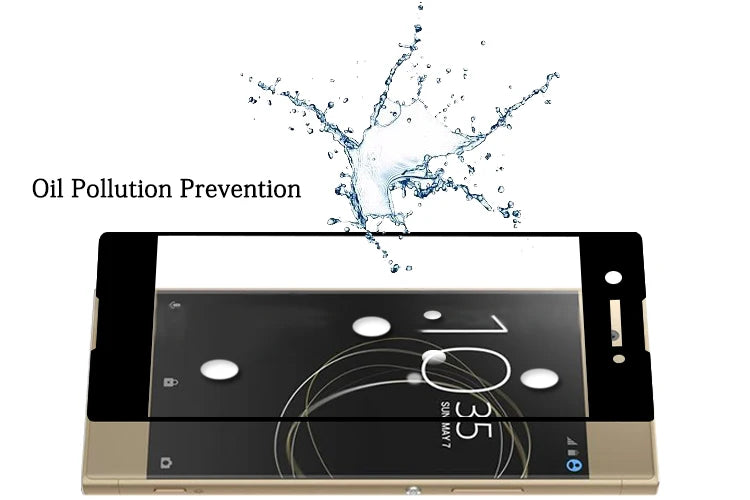 New Arc edge glass film For Sony Xperia XA1 ultra 3D Curved Edge glass film for Sony XA1 ultra Full coverage Tempered Glass film Sony phone repair parts