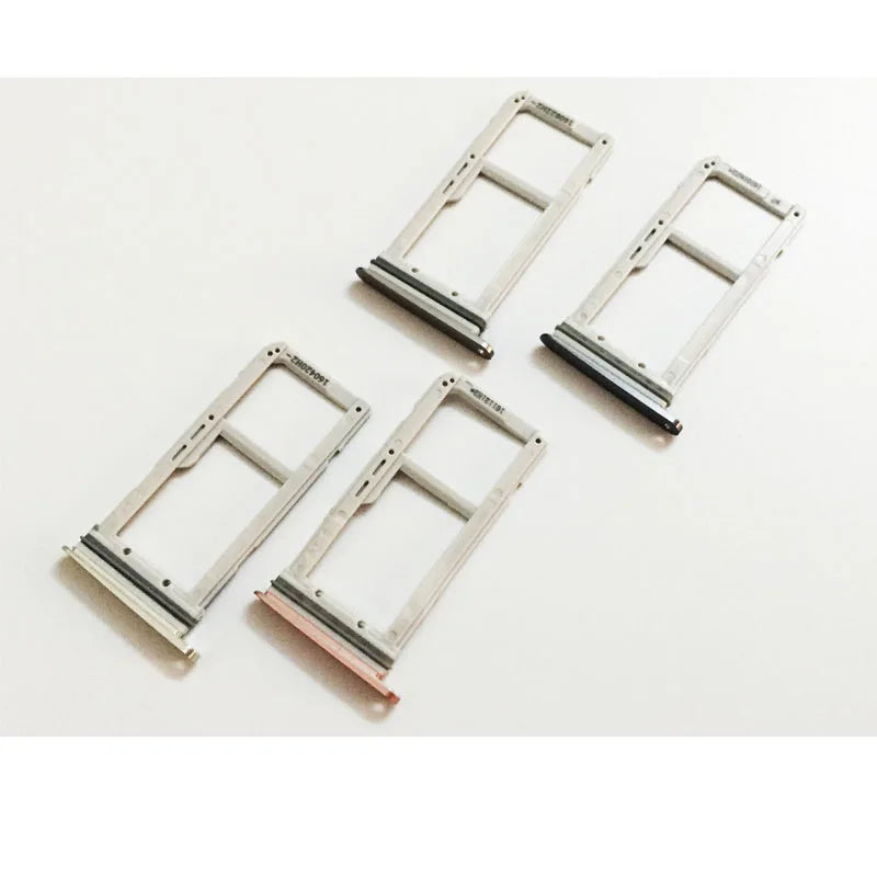 2 Pcs/lot, Dual / Single  SIM Card Tray Slot Holder For Samsung S7 edge G935 Sim Tray Silver/Grey/ Gold/Pink Samsung phone repair parts
