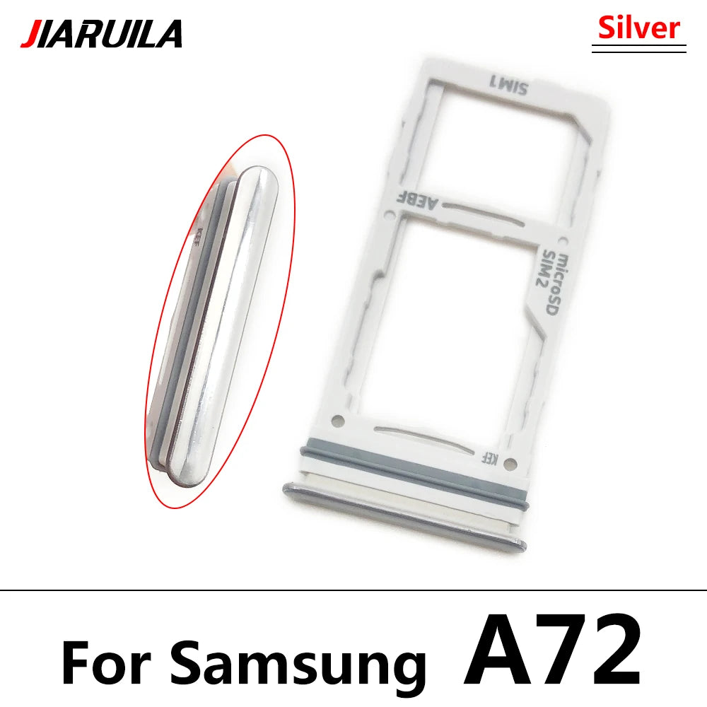 New Sim Card Tray Reader Socket Slot Holder For Samsung A32 A52 A72 4G 5G Replacement Part Samsung phone repair parts