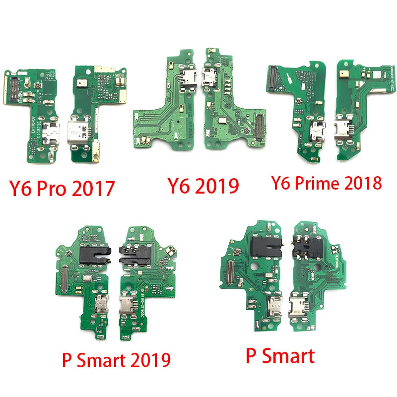 USB Charging Charge Connector Plug Dock Port Flex Cable For Huawei Y5 Y6 Y7 Y9 Prime 2017 2018 2019 Y6P Y6s Y7P Y8P Y9s Y7A 2020 Huawei phone repair parts