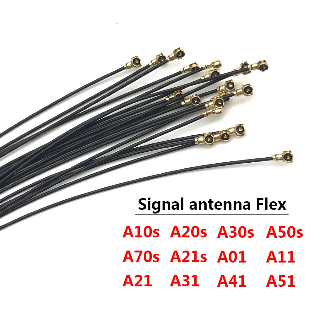 10Pcs Wifi Antenna Connector Signal Flex Cable For Samsung A10S A20S A30S A50S A70S A01 A11 A21 A21S A31 A41 A51 A71 M21 M51 F41 Samsung phone repair parts