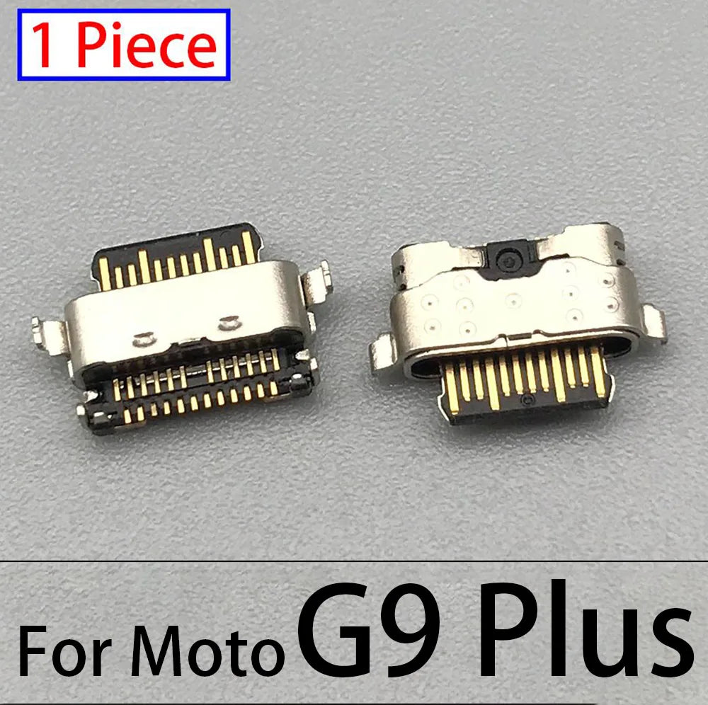 10Pcs USB Charging Port Connector Charge Jack Socket Plug Dock For Motorola Moto G9 G5 G5S G6 G7 Plus G8 Power Play Plus Lite Motorola phone repair parts