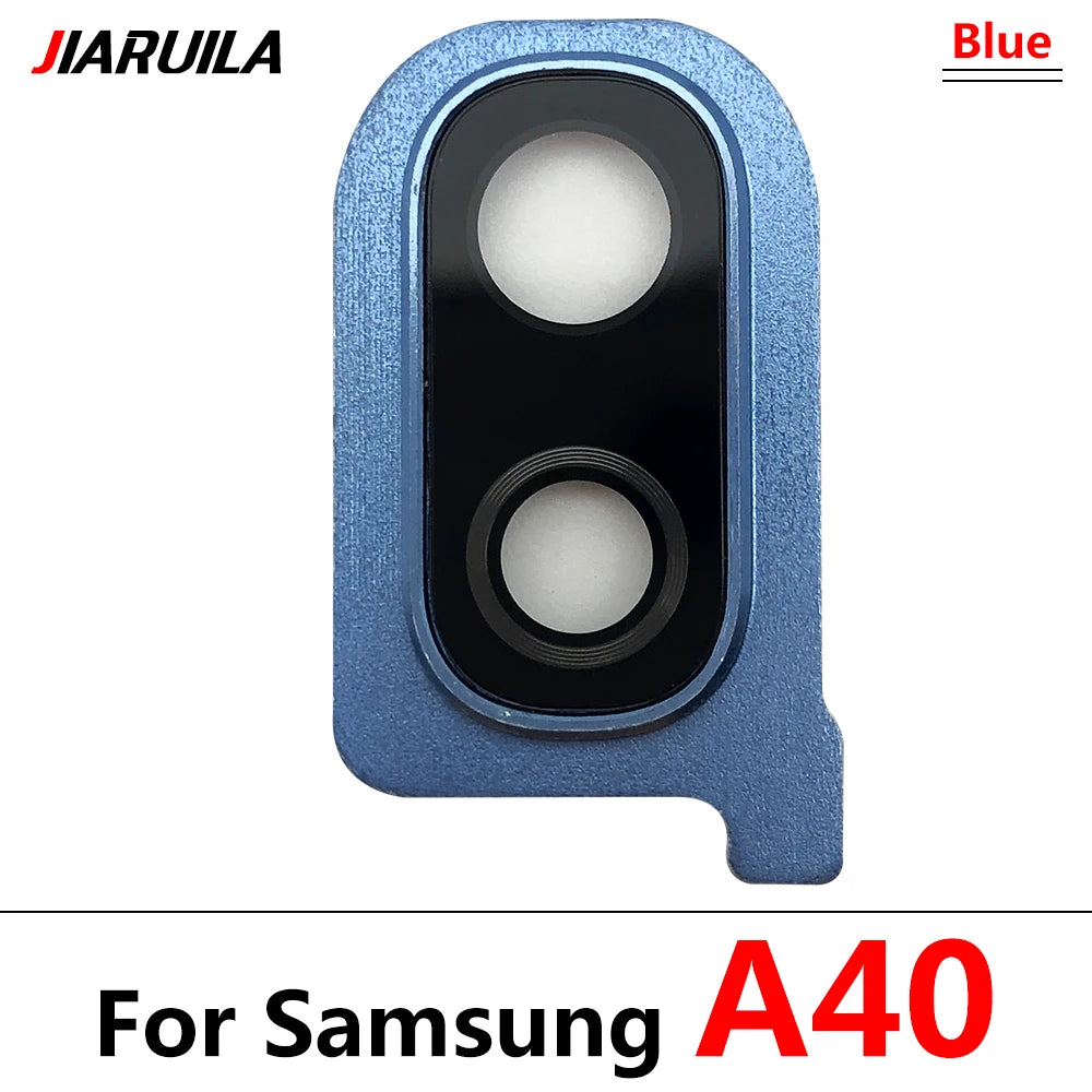 New Housing Back Rear Camera Glass Lens With Cover Frame Holder For Samsung A10 A20 A30 A40 A50 A70 A105F A205F A305F A505F A705 Samsung phone repair parts