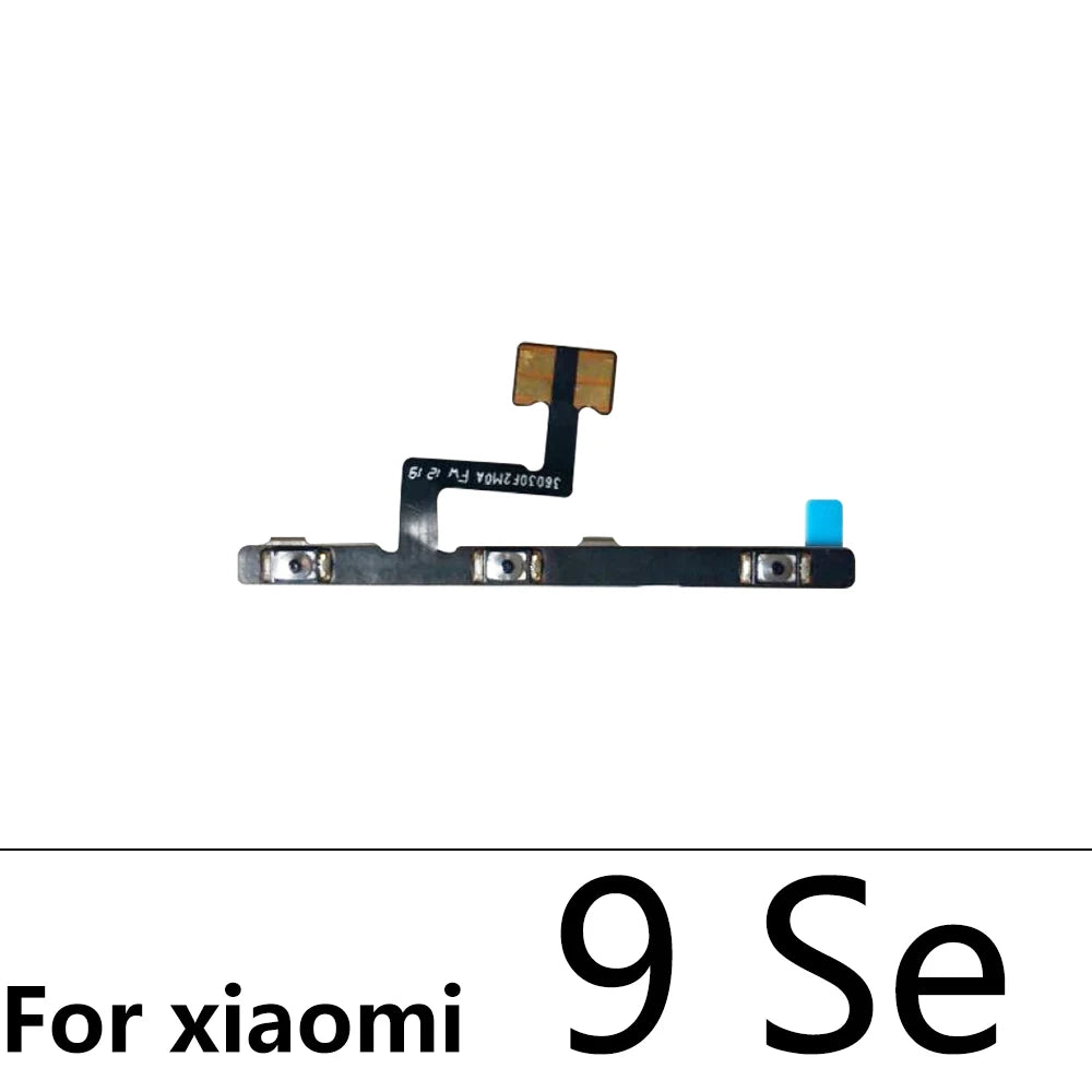 Power On Off Volume Side Button Key Flex Cable For Xiaomi Mi 8 9 se 11 Lite / Mi 9T 10T 10 Note 10 Pro Lite Replacement parts  Xiaomi  Xiao mi phone repair parts