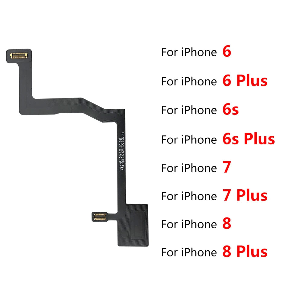 New For iPhone 6 6S 7 8 Plus Home Touch ID Return Fingerprint Button Motherboard Connection Connector Flex Cable iPhone phone repair parts