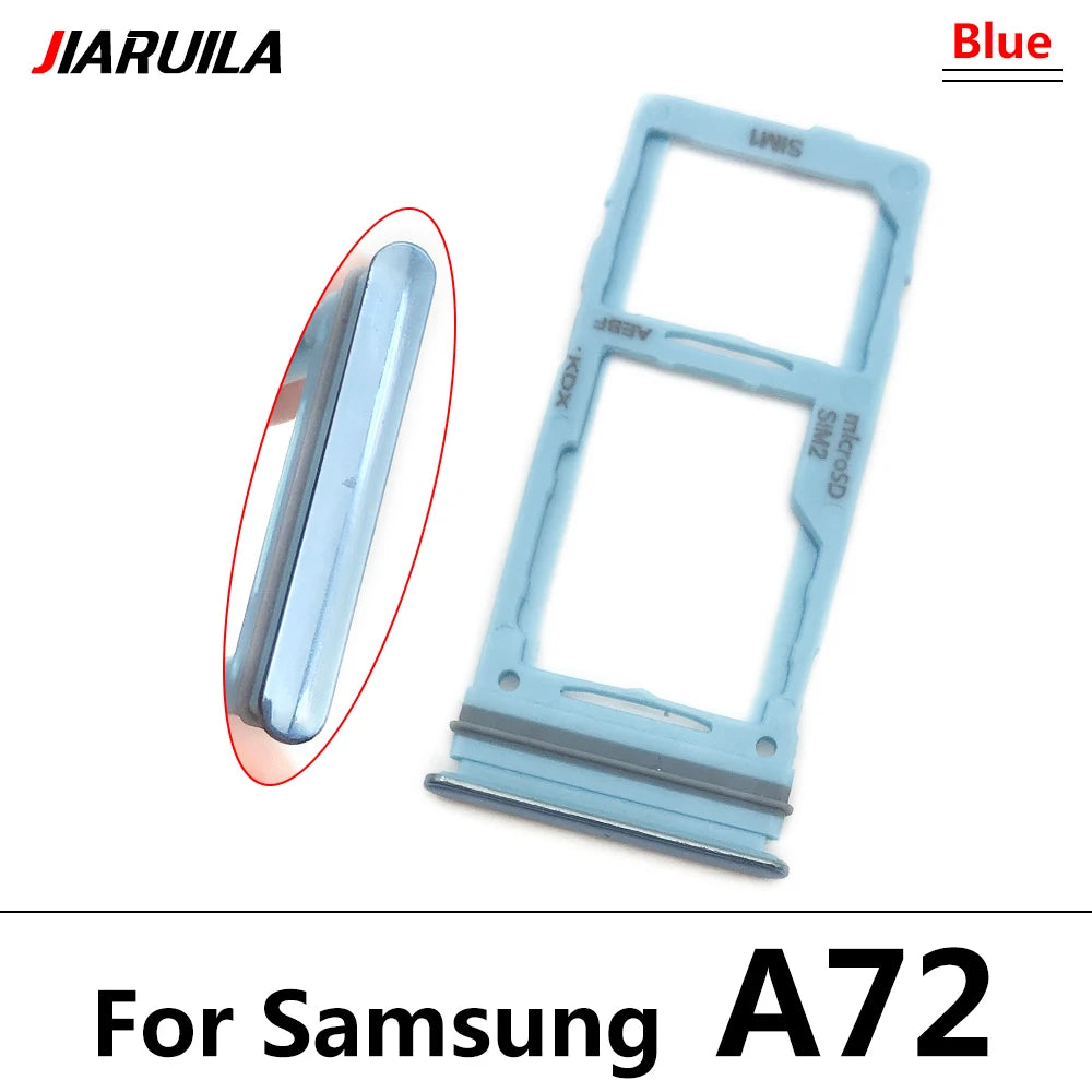 New Sim Card Tray Reader Socket Slot Holder For Samsung A32 A52 A72 4G 5G Replacement Part Samsung phone repair parts