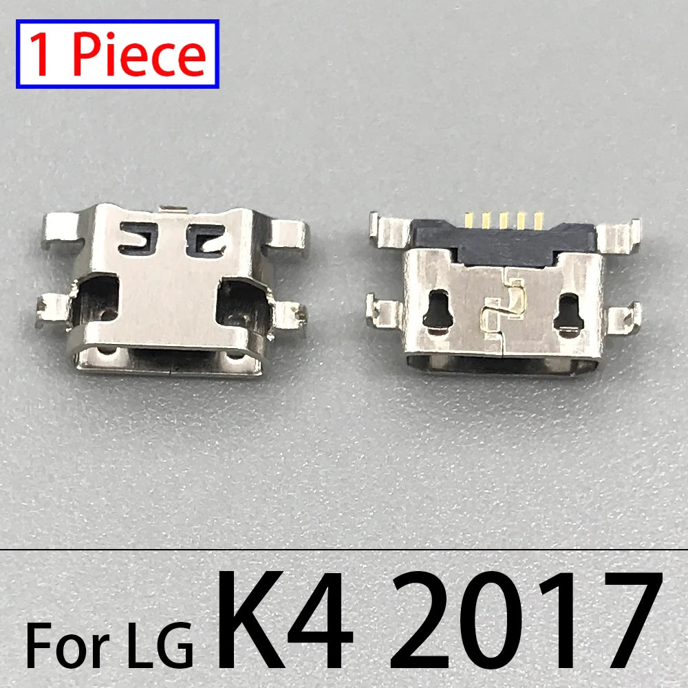 2Pcs, Charger Charging Connector USB Port Dock Connector For LG K9 K11 K4 K8 K12 Plus K50 K50s K41s K51 K51s k42 K52 K10 2017   LG phone repair parts