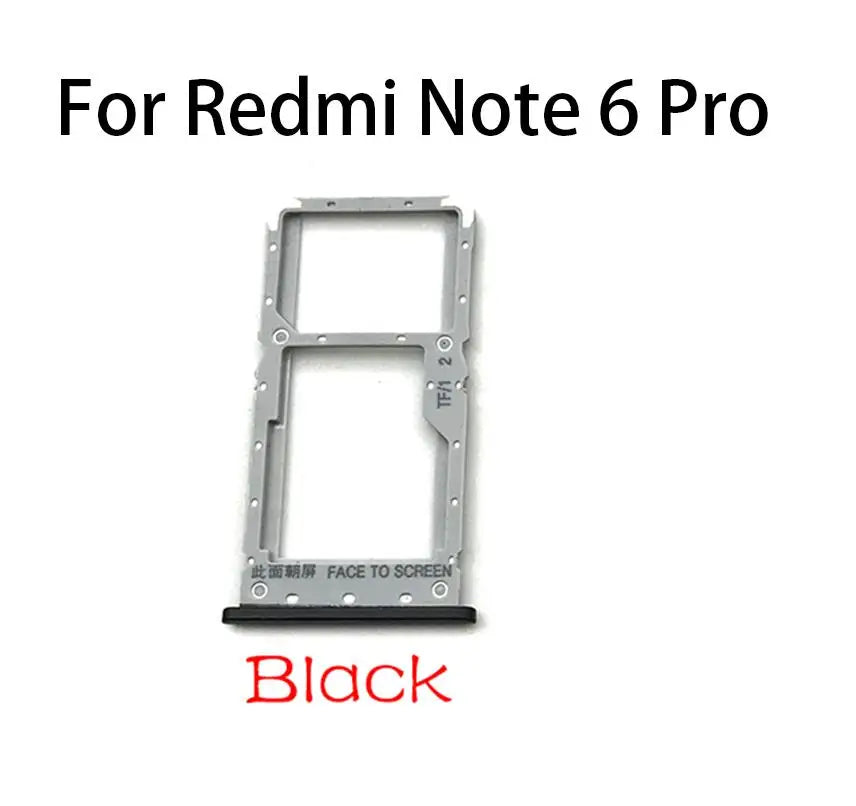 New SIM Card Tray Slot Holder For Xiaomi Redmi Note 5 6 8 7 Pro Replacement Parts  Xiaomi  Xiao mi phone repair parts