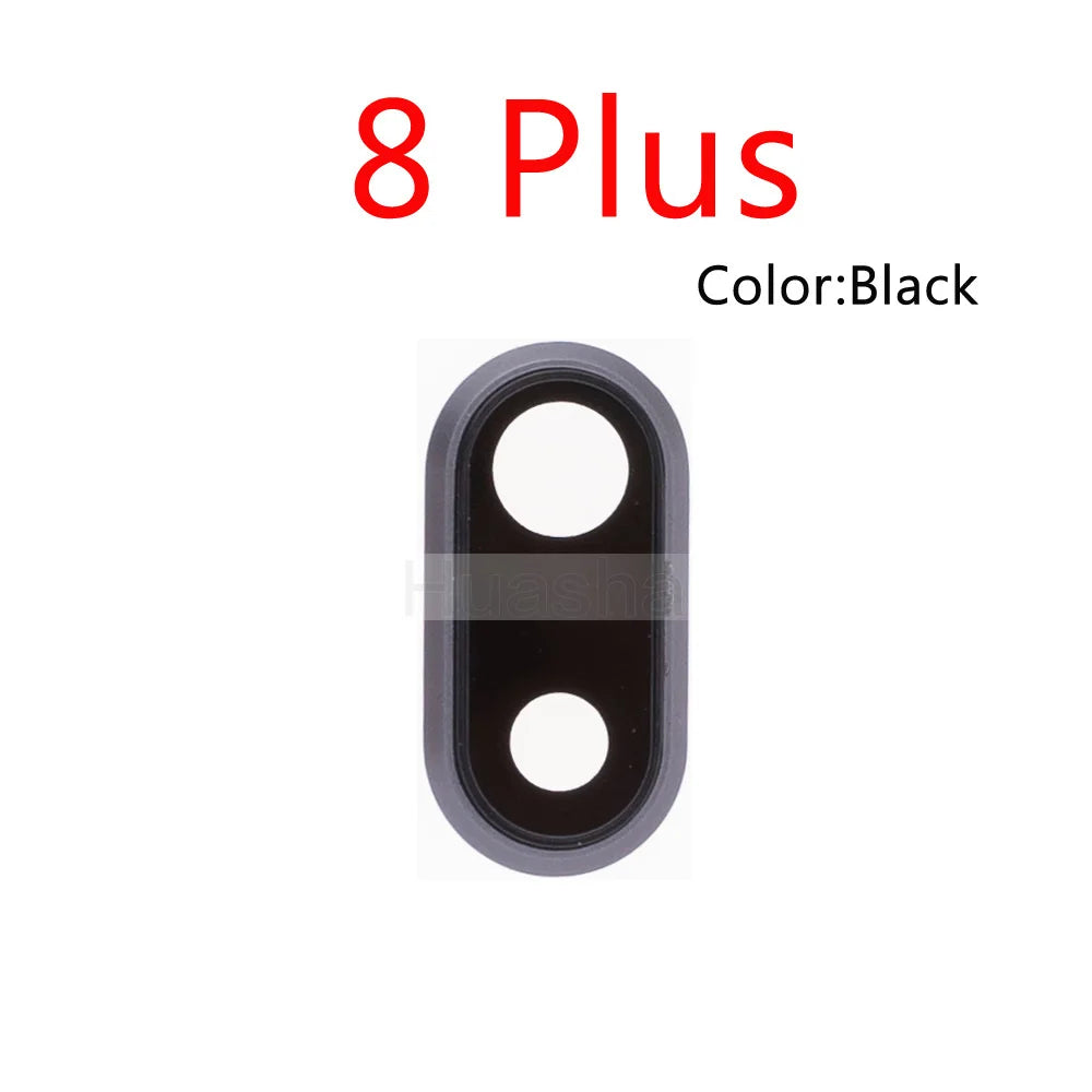 1pcs New Back Camera Glass Lens for iPhone 7G 7 8 PLUS Rear Camera Ring Holder with Glass Lens Cover Replacement Parts iPhone phone repair parts