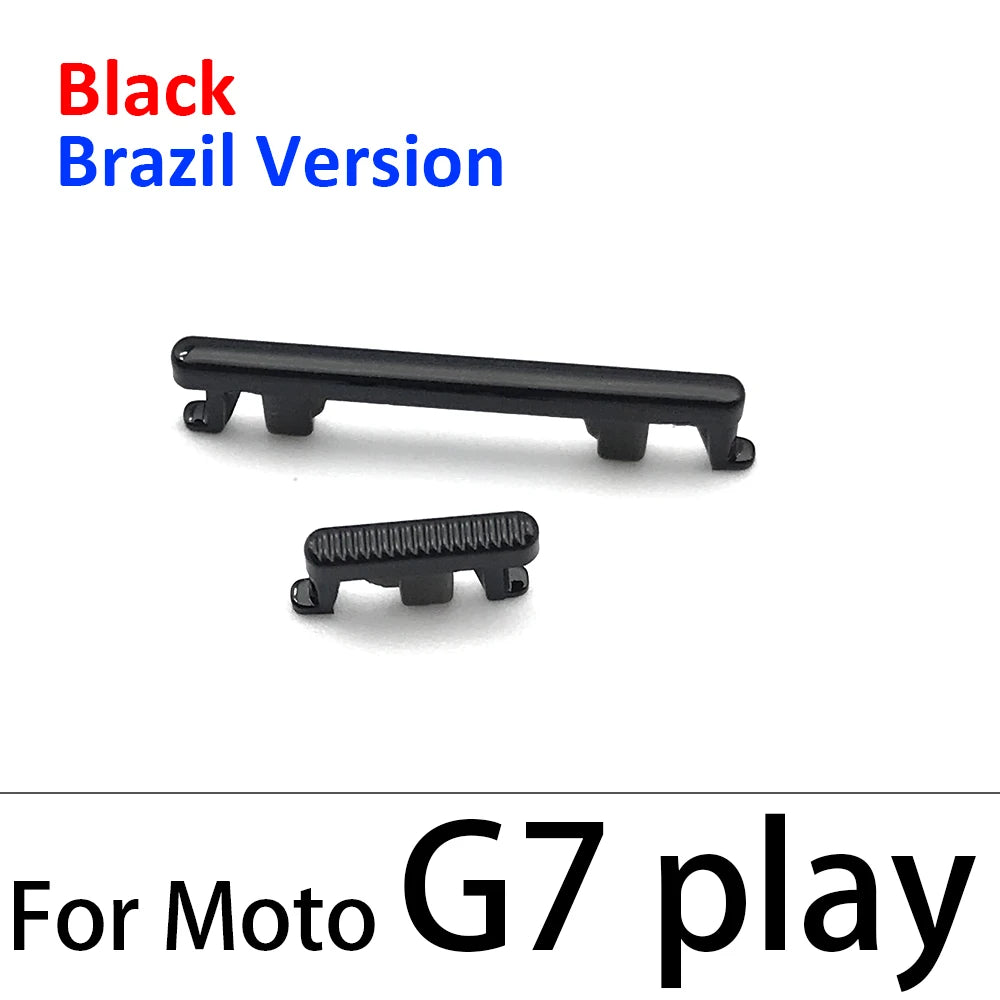 10Pcs Power Button Volume Side Key For Motorola For Moto G5 G7 G6 G8 G9 Plus Play Power Motorola phone repair parts
