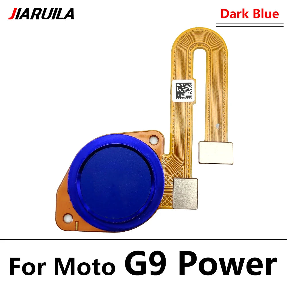 10Pcs/Lot, New For Motorola Moto G9 Plus Power Home Button FingerPrint Touch ID Sensor Flex Cable Ribbon Replacement Parts Motorola phone repair parts
