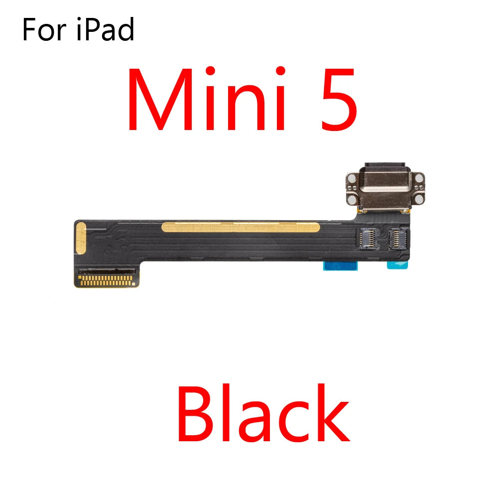 USB Charger Connector Port Plug Flex Cable For iPad Mini 1 2 3 4 5 Power Charging Dock Port Flex Repair Parts  iPad repair parts