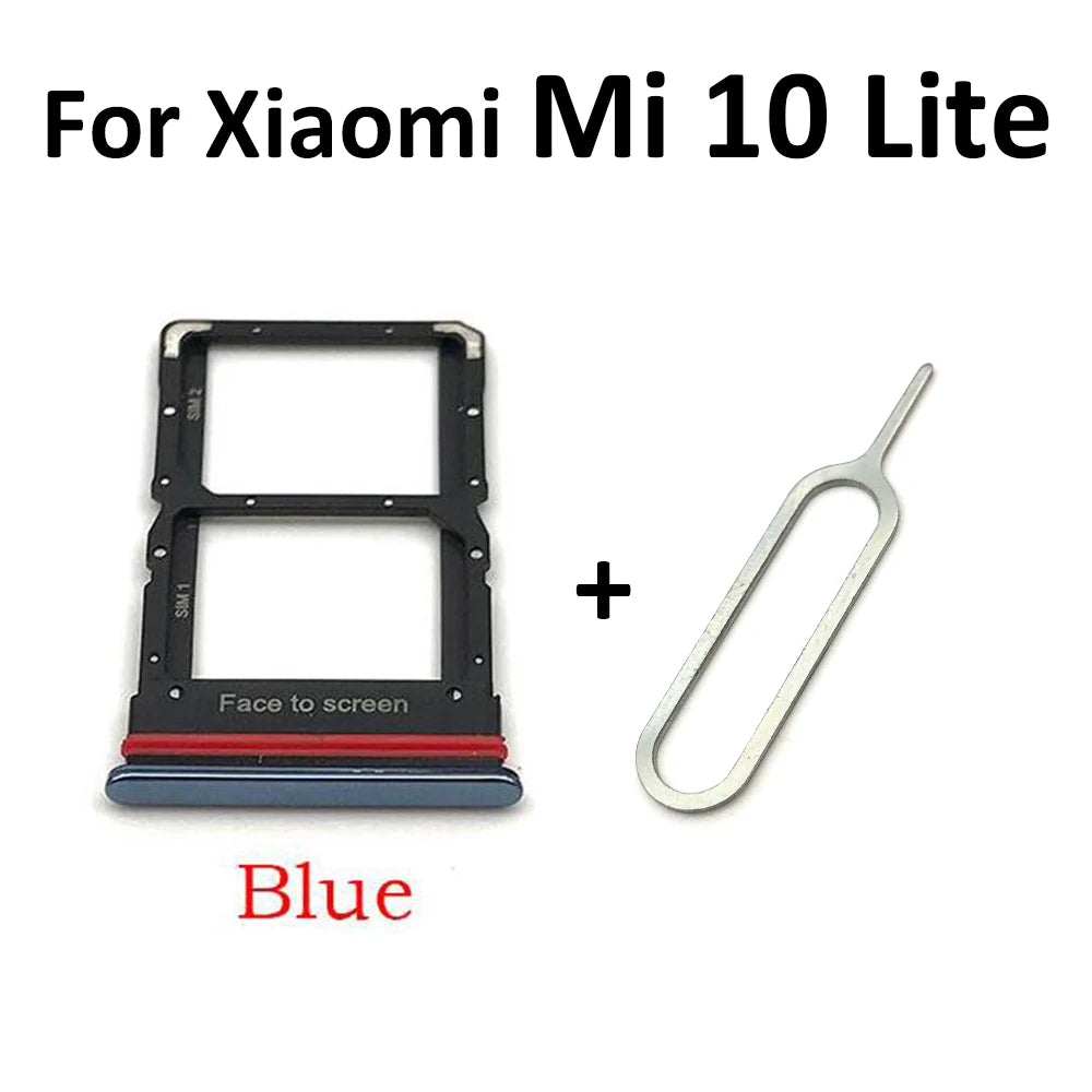 New For Xiaomi Redmi K20 K20 Pro For Xiaomi Mi 9T SIM Card Tray Slot Holder For Xiaomi Mi 10 Mi10 Pro 10T Lite Poco X3 Xiaomi  Xiao mi phone repair parts