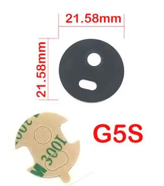 New For Motorola Moto G4 G5 G5s G6 G7 Play Plus Power Back Rear Camera Glass Lens With Sticker Replacement Motorola phone repair parts