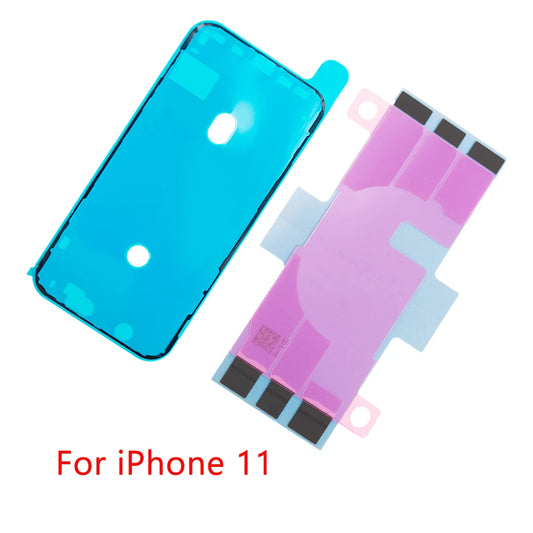 2pcs/lot For iPhone 16 15 14 13 12 11 pro Plus X XR XS Max Battery Sticker Strips + LCD Display Waterproof Seal Adhesive Sticker iPhone phone repair parts