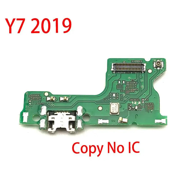 Dock Connector Charger Board For Huawei Y7 2019 / Y7 Prime 2019 USB Charging Port Flex Cable with Microphone Replacement Huawei phone repair parts