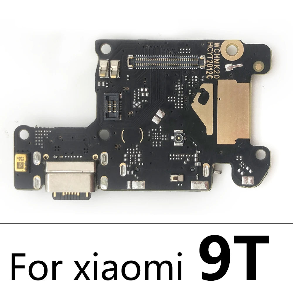 New USB Charging Port Board Flex Cable Connector Parts For Xiaomi Mi 8 9 9T 10T 10 11 12 Lite Pro Microphone Module  Xiaomi  Xiao mi phone repair parts