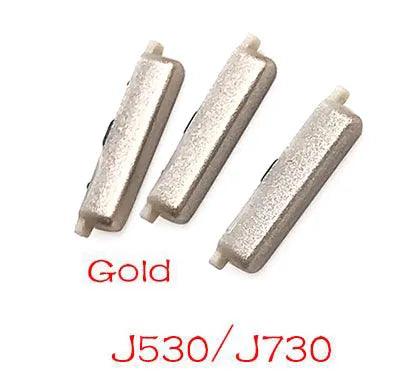 50Pcs/Lot, SIde Volume Button + Power ON / OFF Buttton Key Set For Samsung S7 Edge J5 J7 2016 Metal J510 J710 / J5 J7 2018 Pro J Samsung phone repair parts
