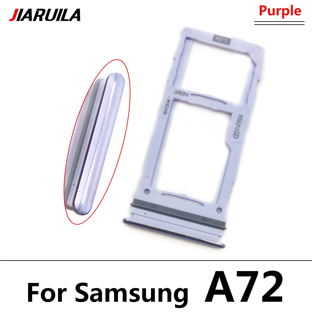 New Sim Card Tray Reader Socket Slot Holder For Samsung A32 A52 A72 4G 5G Replacement Part Samsung phone repair parts