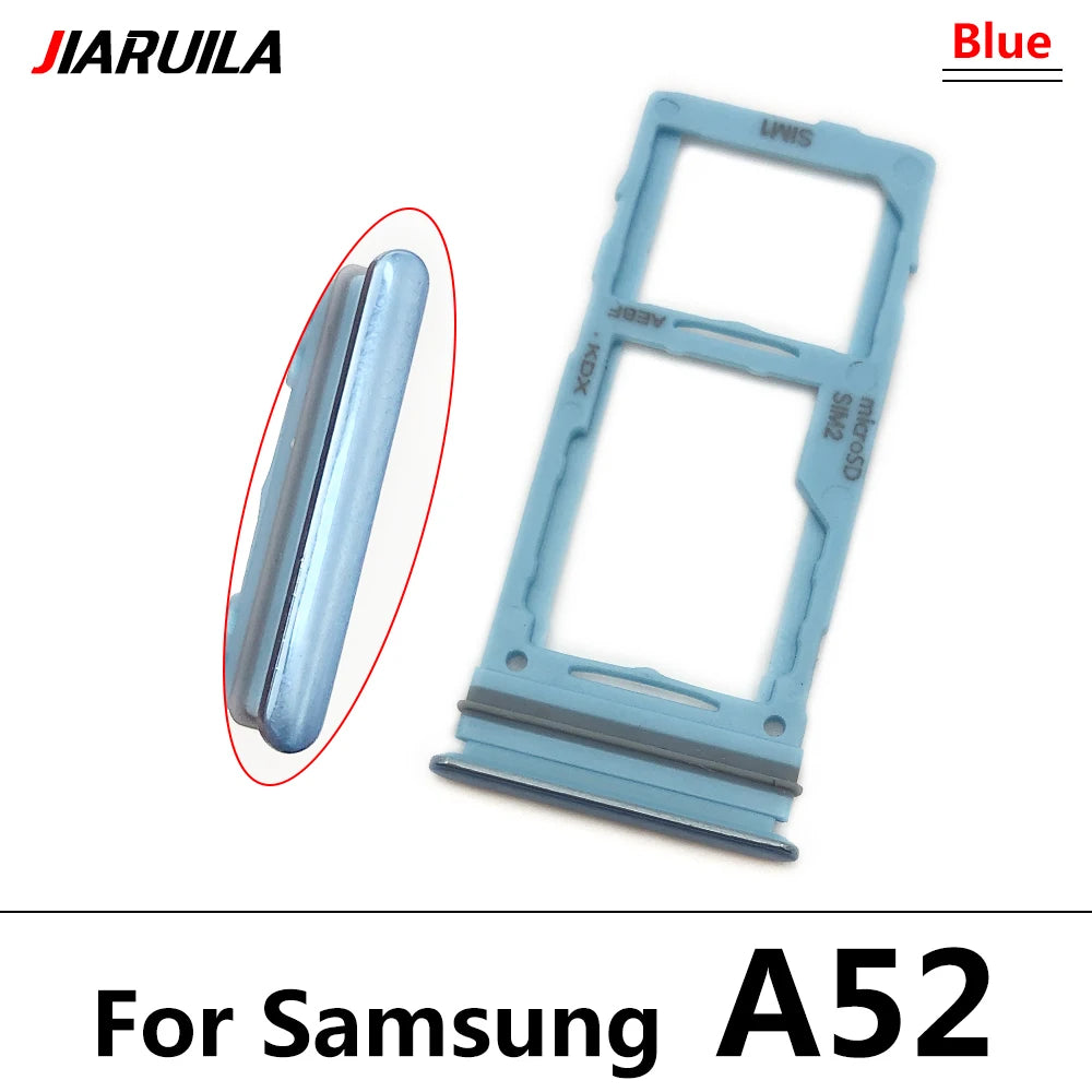 New Sim Card Tray Reader Socket Slot Holder For Samsung A32 A52 A72 4G 5G Replacement Part Samsung phone repair parts