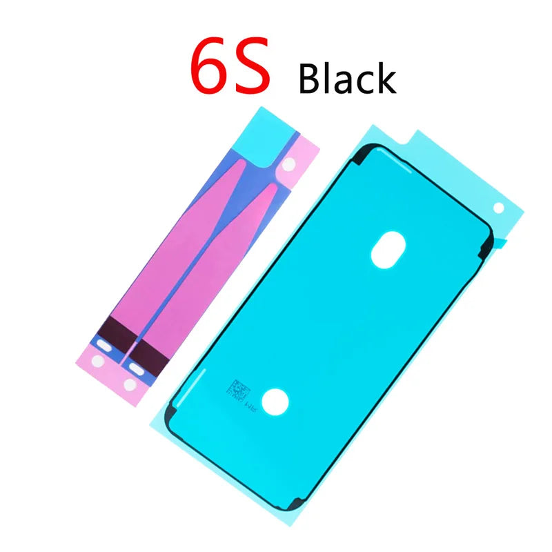 2pcs/set Battery Adhesive Sticker Strips + LCD Display Waterproof Seal Adhesive Sticker for iPhone 6S 7 8 Plus X iPhone phone repair parts