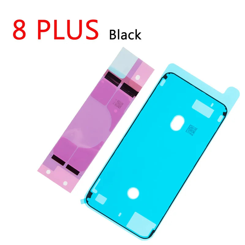2pcs/set Battery Adhesive Sticker Strips + LCD Display Waterproof Seal Adhesive Sticker for iPhone 6S 7 8 Plus X iPhone phone repair parts