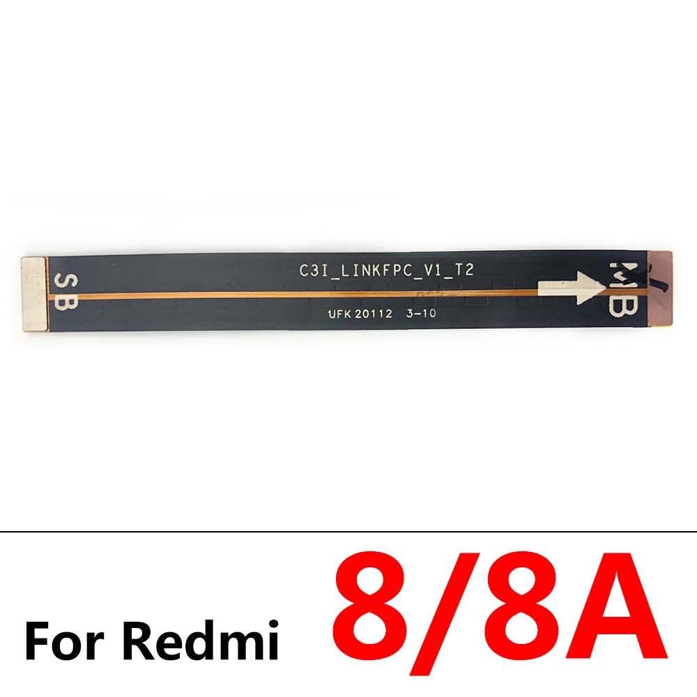 10Pcs/Lot, Main Board Motherboard Mainboard Flex Cable For Xiaomi Redmi 9 9A 9C 6 6A 8A Note 10 8 7 6 Pro Note 11 4G 5G  Xiaomi  Xiao mi phone repair parts