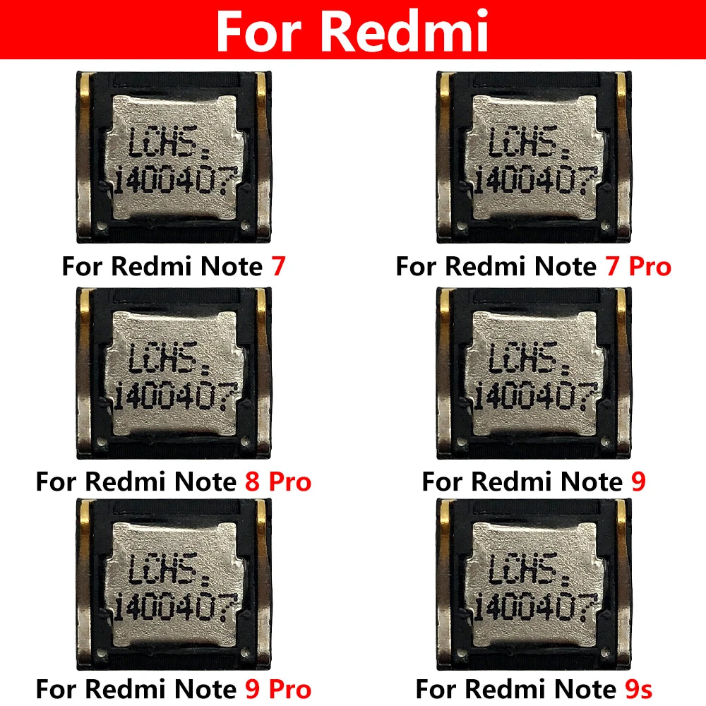 Ear Earpiece Speaker For Xiaomi For Redmi Note 7 8 8T 9 Pro 9S Note 10 10s 11 Pro Plus 4G 5G Earphone Top Receiver Xiaomi  Xiao mi phone repair parts