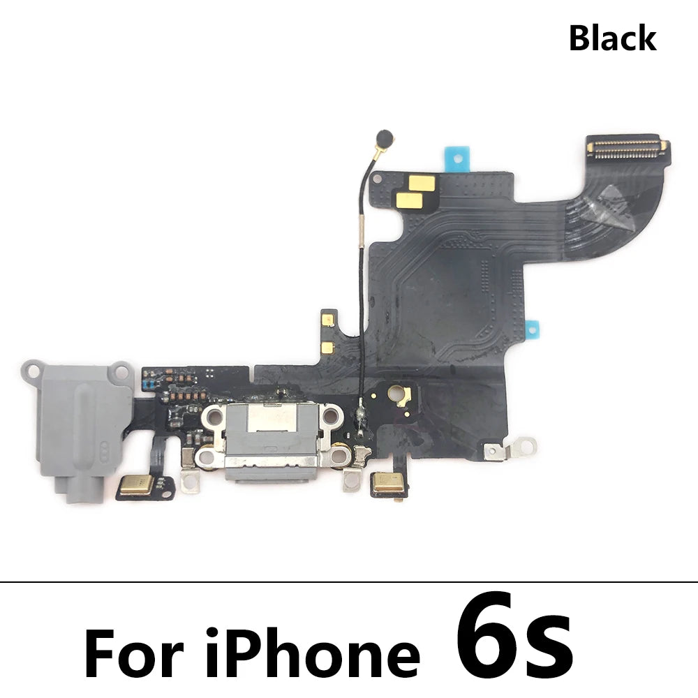 10Pcs/Lot, USB Micro Charger Charging Port Dock Connector Microphone Board Flex Cable For Iphone 6 6G 6S 7 7G 8 8G Plus iPhone phone repair parts