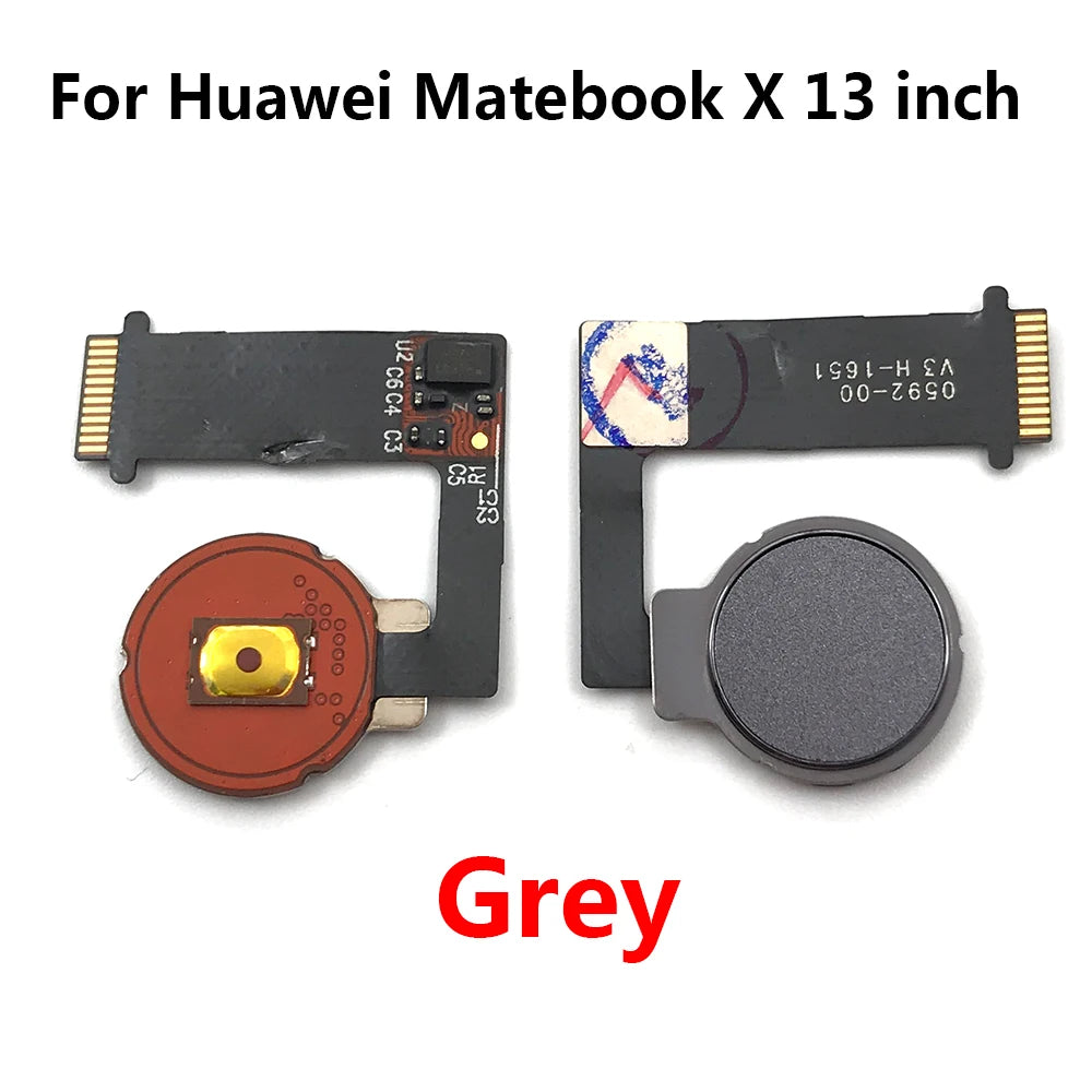 Home Button FingerPrint Touch ID Sensor Flex Cable Ribbon For Huawei Matebook X 13 inch Replacement Parts Rose Gold/Gold Huawei phone repair parts