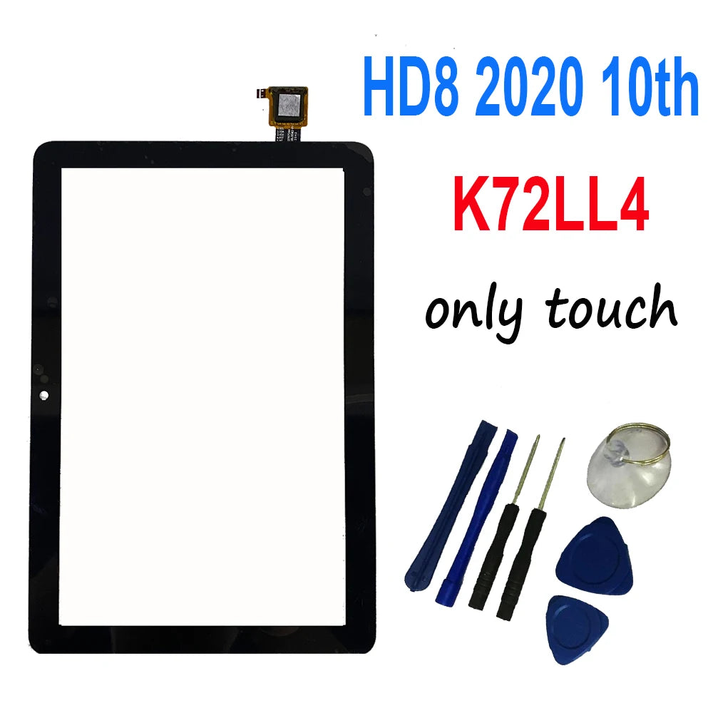 Tablet Touch screen For Amazon Fire HD8 HD 8 2020 10th Gen K72LL4 Touch Screen Digitizer Glass Replacement Amazon Kindle Fire repair parts