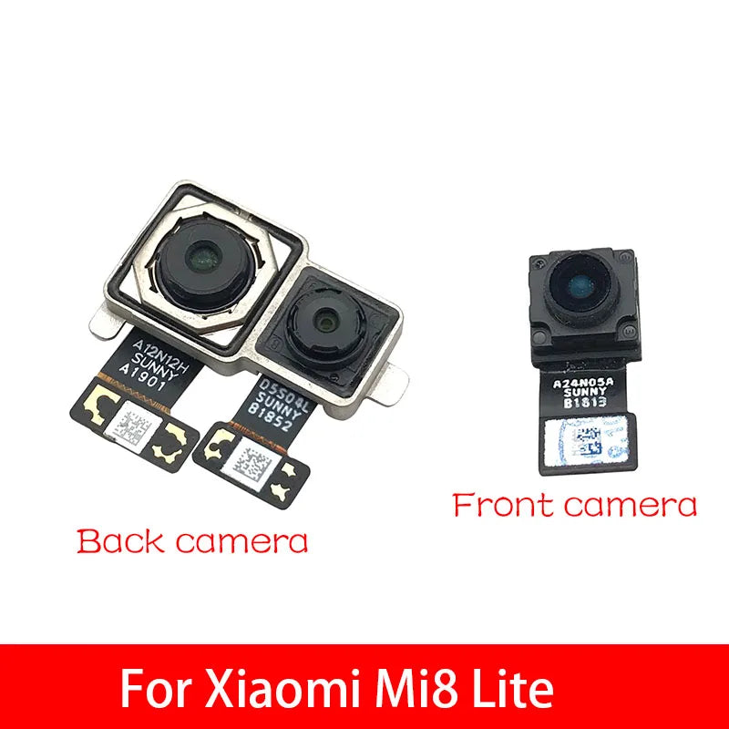 Back Rear Camera For Xiaomi Mi 8 Mi8 Lite Front Facing Camera Module Flex Cable Replacement  Xiaomi  Xiao mi phone repair parts