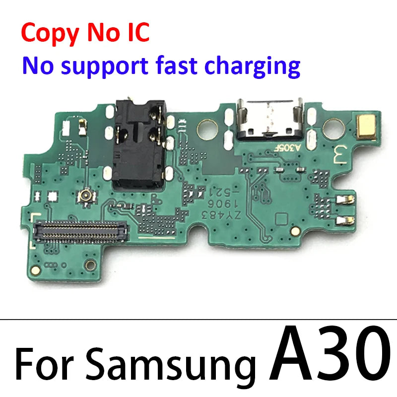 USB Charger Dock Connector Charging Board Port Flex Cable For Samsung A10 A10S A20 A20S A21S A30 A30S A40 A50 A50S A12 A02s A02 Samsung phone repair parts