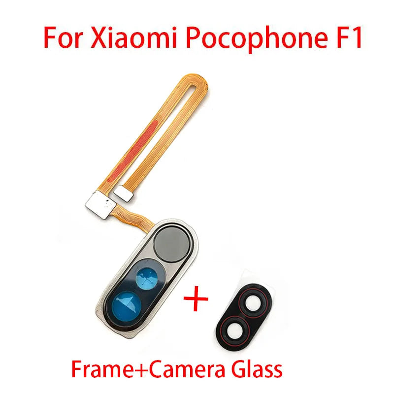 Fingerprint Sensor Touch ID Scanner Home Menu Button Flex Cable For Xiaomi For Mi Poco F1 Mi Pocophone F1 Repair Parts Xiaomi  Xiao mi phone repair parts