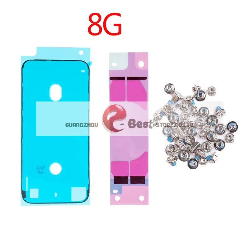 Full screw for iPhone  X XR XS 11 Pro MAX Battery Adhesive Strips + LCD Display Waterproof Bezel Seal Adhesive Sti iPhone phone repair parts