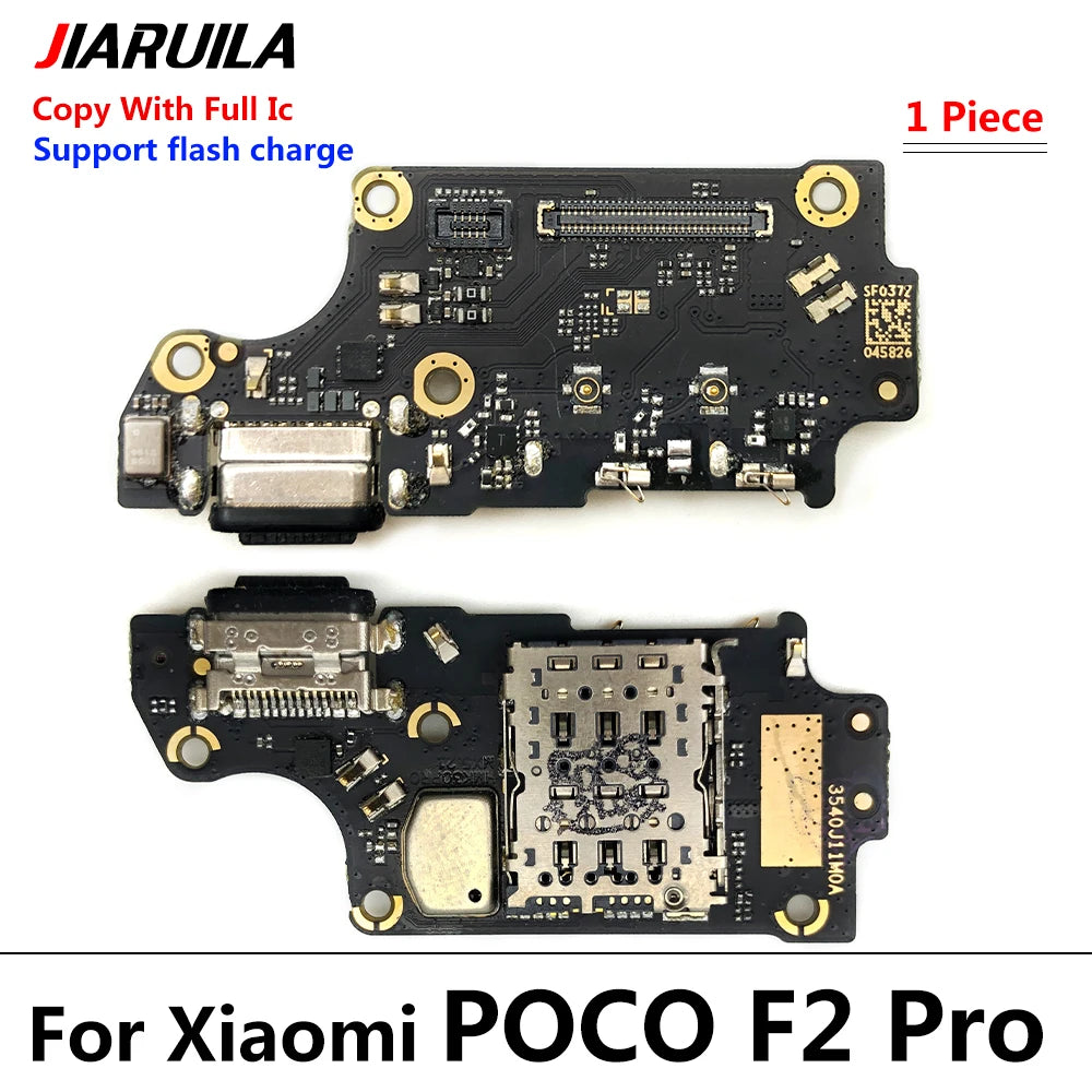 New Charger Board PCB Flex For Xiaomi Poco F2 Pro USB Port Connector Dock Charging Ribbon Cable With Microphone  Xiaomi  Xiao mi phone repair parts
