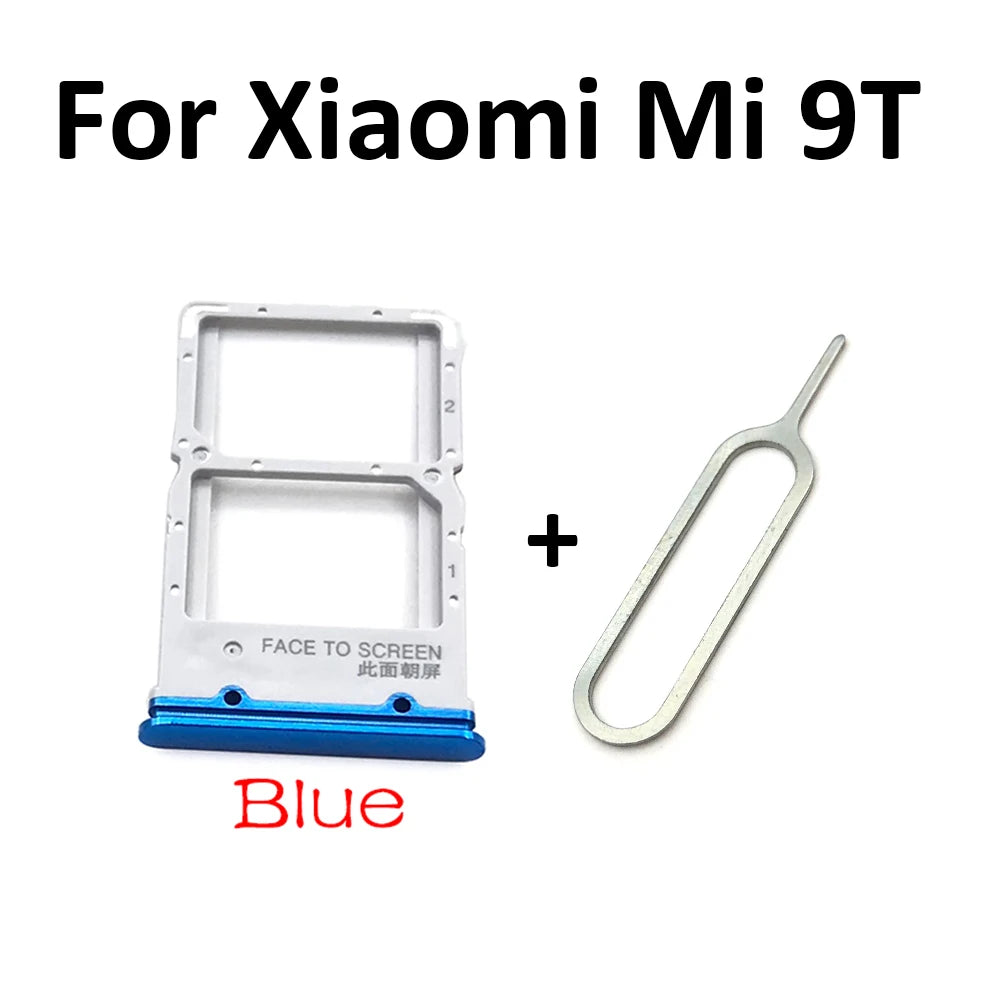 New For Xiaomi Redmi K20 K20 Pro For Xiaomi Mi 9T SIM Card Tray Slot Holder For Xiaomi Mi 10 Mi10 Pro 10T Lite Poco X3 Xiaomi  Xiao mi phone repair parts