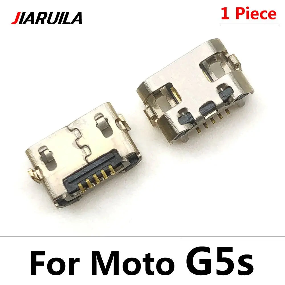 10Pcs USB Charging Port Connector Charge Jack Socket Plug Dock For Motorola Moto G9 G5 G5S G6 G7 Plus G8 Power Play Plus Lite Motorola phone repair parts