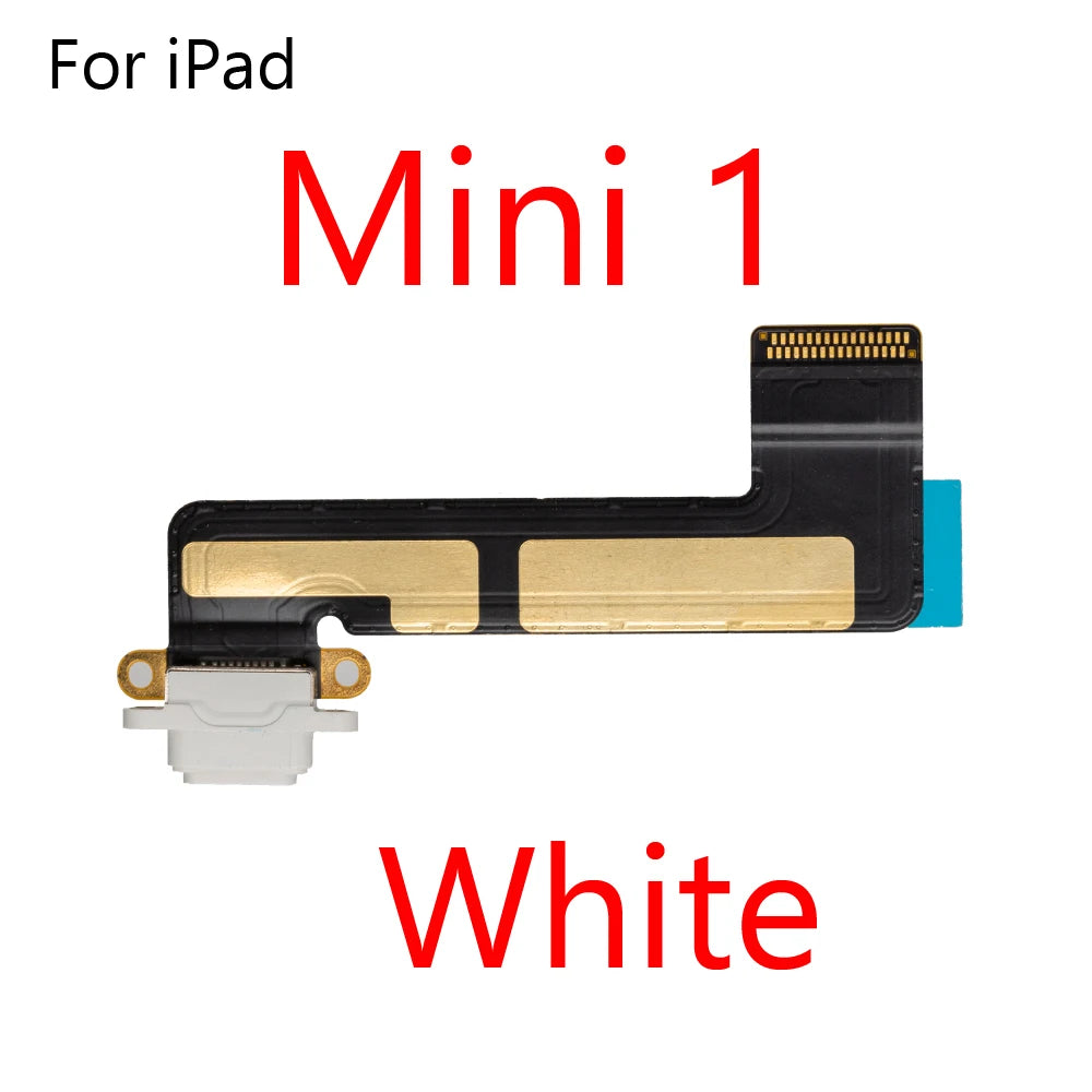 USB Charger Connector Port Plug Flex Cable For iPad Mini 1 2 3 4 5 Power Charging Dock Port Flex Repair Parts  iPad repair parts