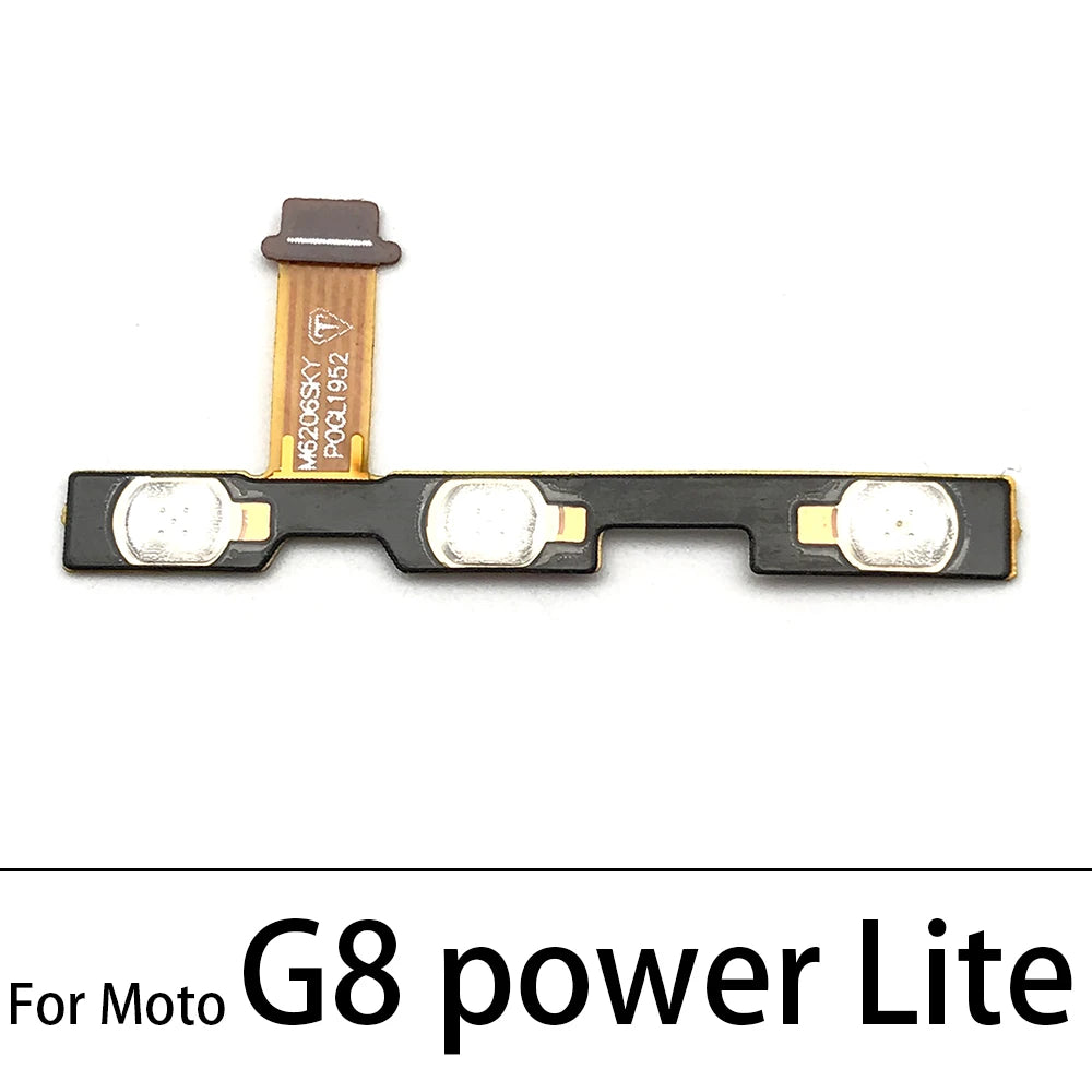 Power On Off Volume Button Flex Cable For Motorola Moto G5 G5s G6 G4 G8 G7 G9 Plus Play Power Lite Motorola phone repair parts