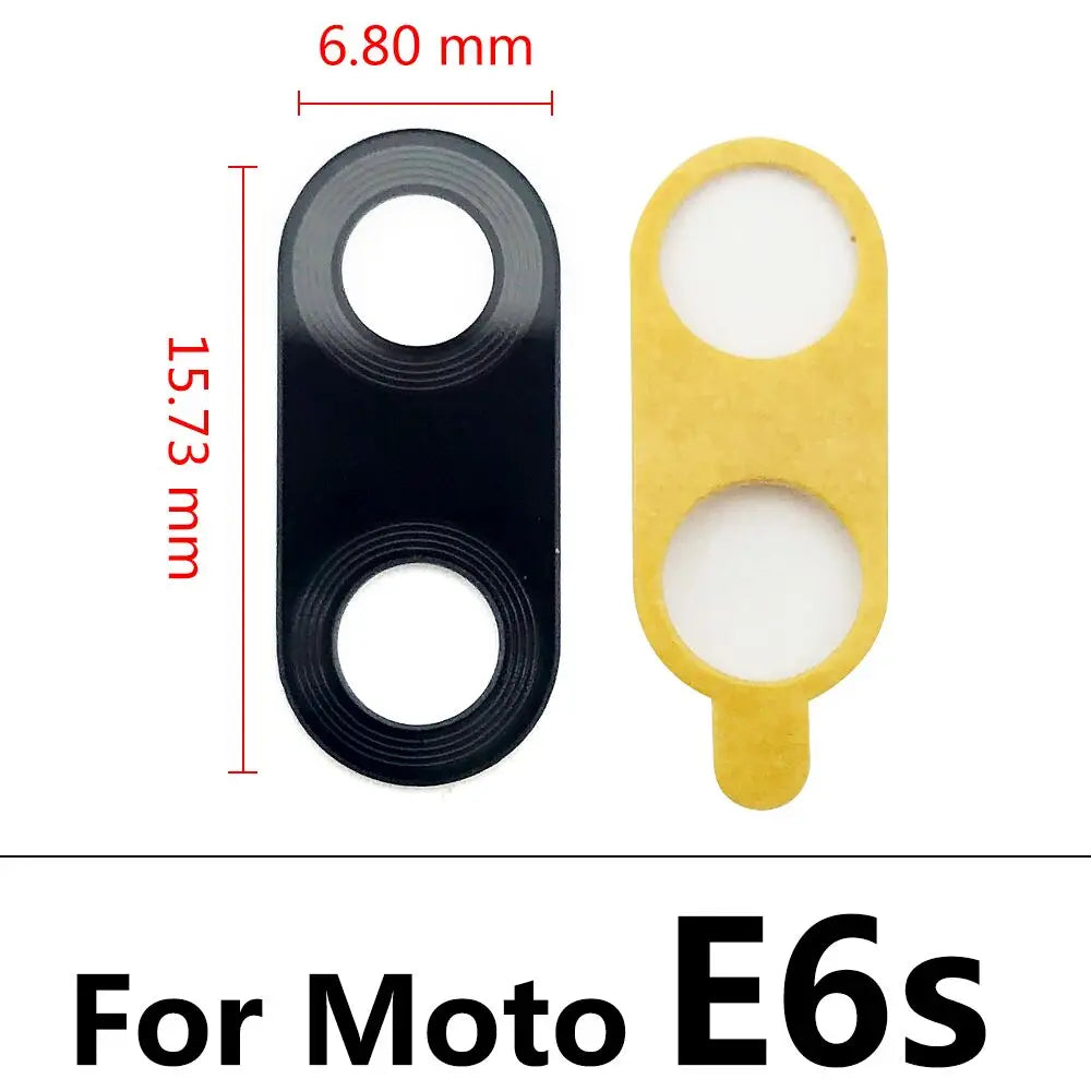Back Rear Camera Glass Lens For Moto E4 E7 E6 E6s E5 E7i Plus Play Power E20 E30 E40 E22 E32 E13 E22i With Adhesive Motorola phone repair parts