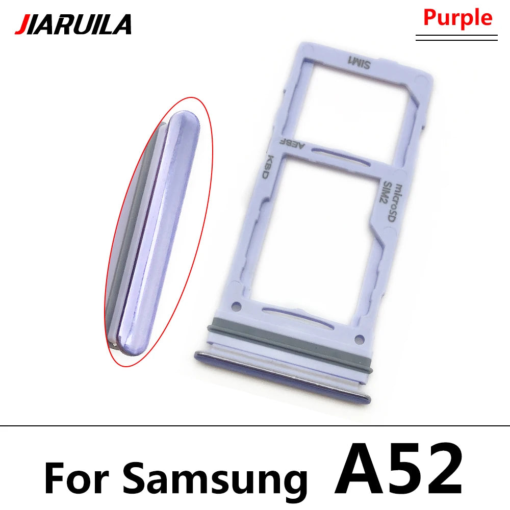 New Sim Card Tray Reader Socket Slot Holder For Samsung A32 A52 A72 4G 5G Replacement Part Samsung phone repair parts
