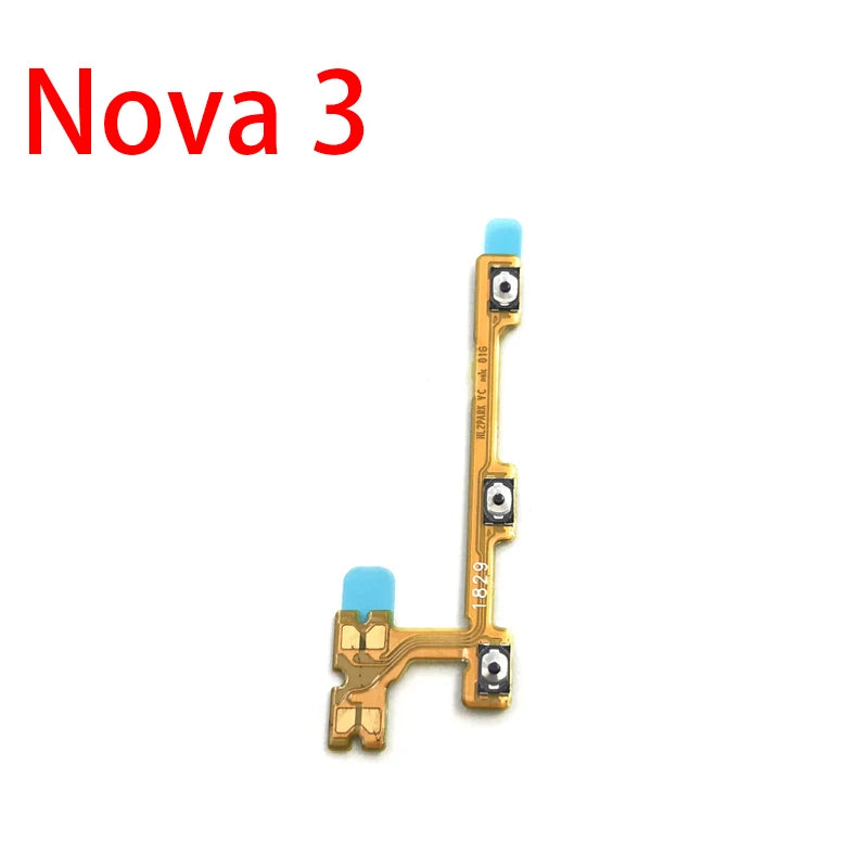 Power Switch On/Off Button Volume Key Button Flex Cable For Huawei Nova 2 Plus 2S 3 3i 3e 4 4e 5 5i Pro Huawei phone repair parts