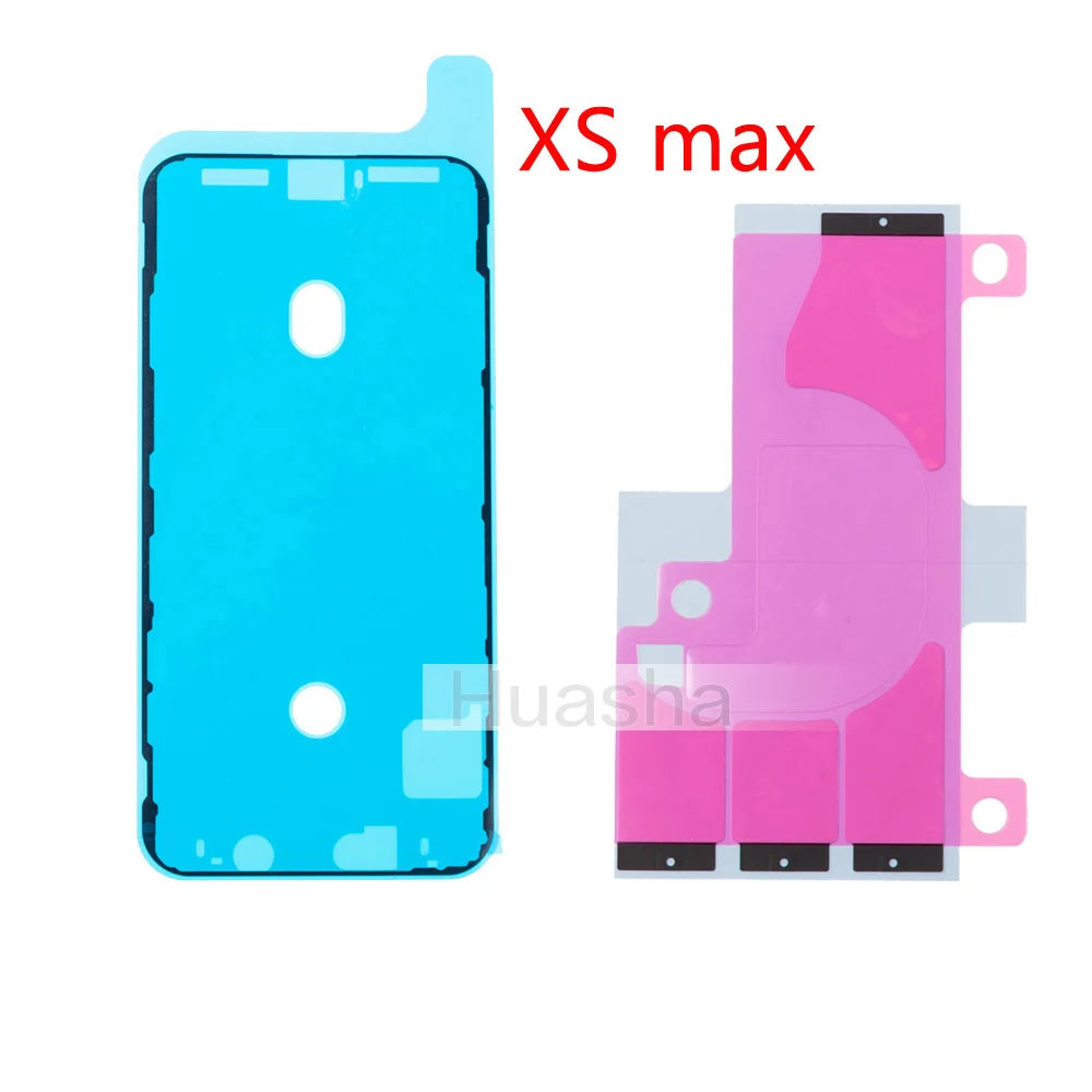 2pcs/set Battery Adhesive Sticker Strips + LCD Display Waterproof Seal Adhesive Sticker for iPhone 6S 7 8 Plus X iPhone phone repair parts