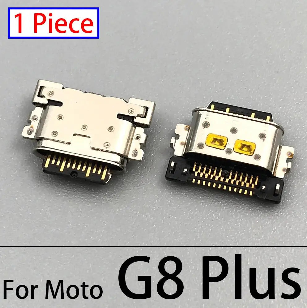 10Pcs USB Charging Port Connector Charge Jack Socket Plug Dock For Motorola Moto G9 G5 G5S G6 G7 Plus G8 Power Play Plus Lite Motorola phone repair parts